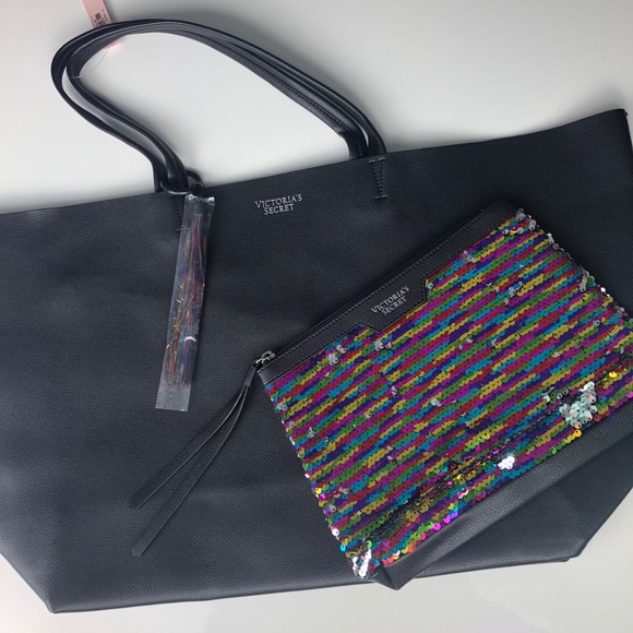 Victorias Secret Limited Edition Tote & Sequin Bag - Picture 5 of 5